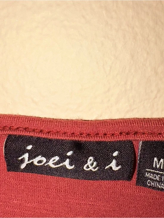 Joci & Co. Short Sleeve Butterfly Tee in Rose Red - Picture 2 of 6